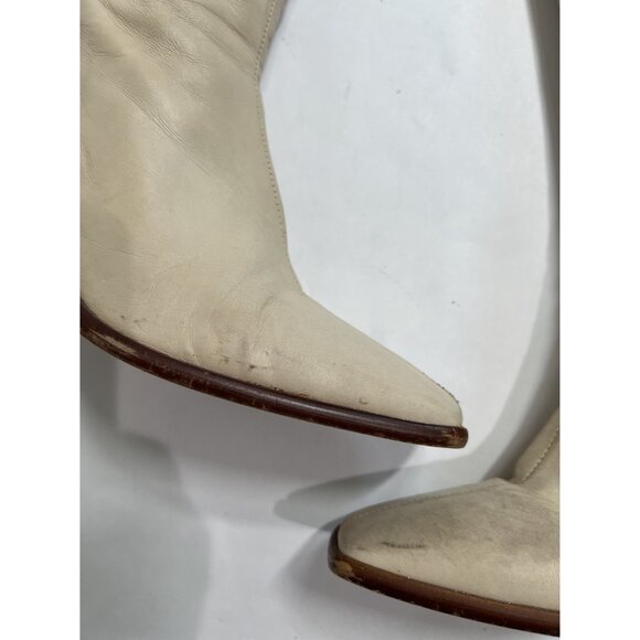 Alohas East Boots in Ivory Leather - Picture 10 of 12